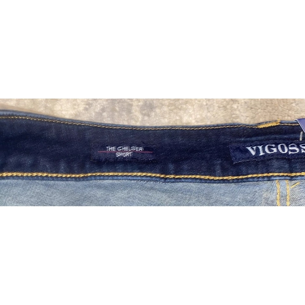 New Women's Vigoss Denim The Chelsea Shorts Plus‎ Sz 27 - Picture 4 of 7